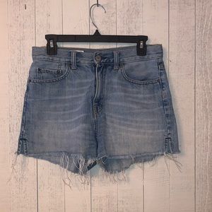 Gap jean shorts. High rise cut-offs. Size 27r.
